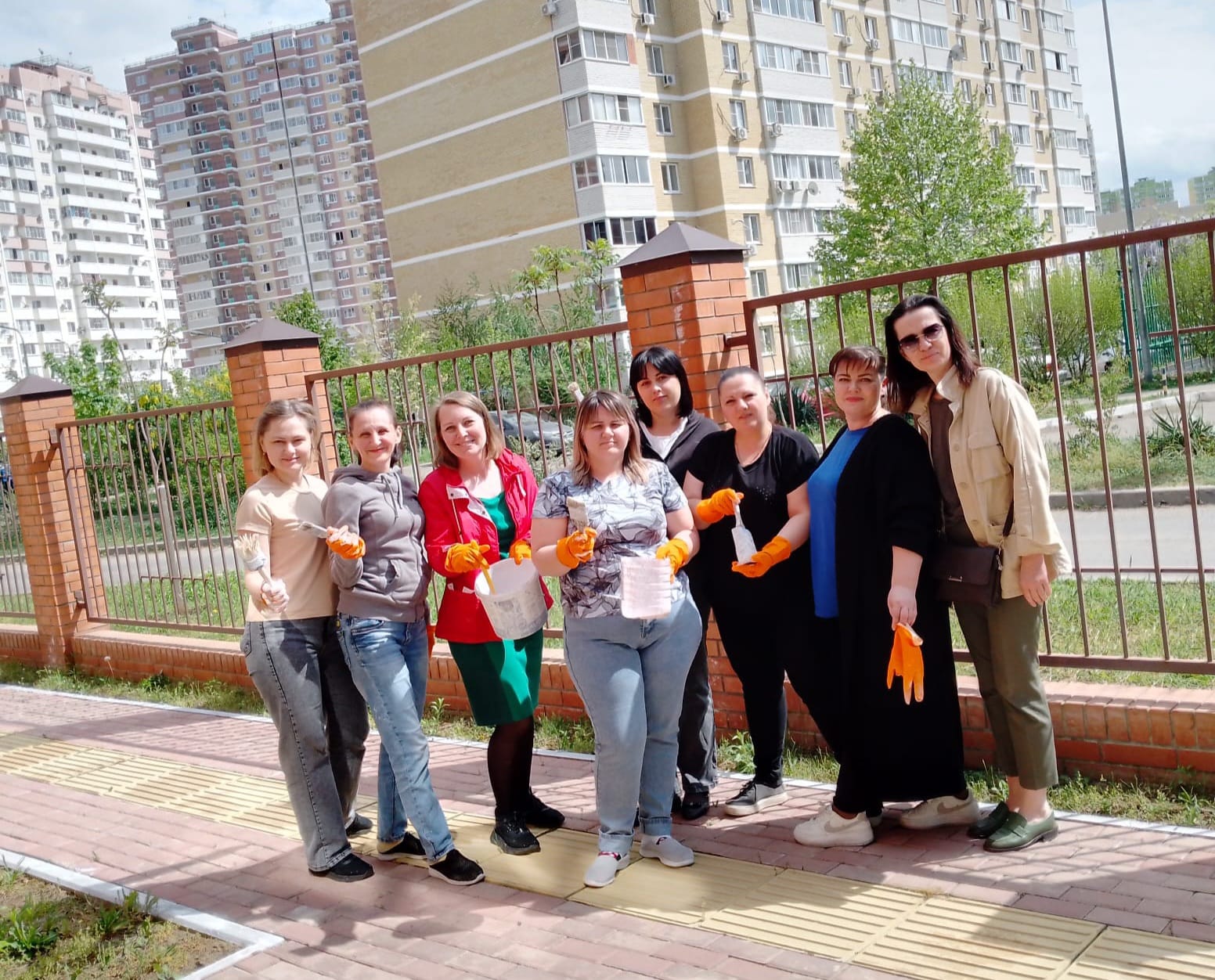 20 апреля, наш детский сад присоединился к Всероссийскому субботнику